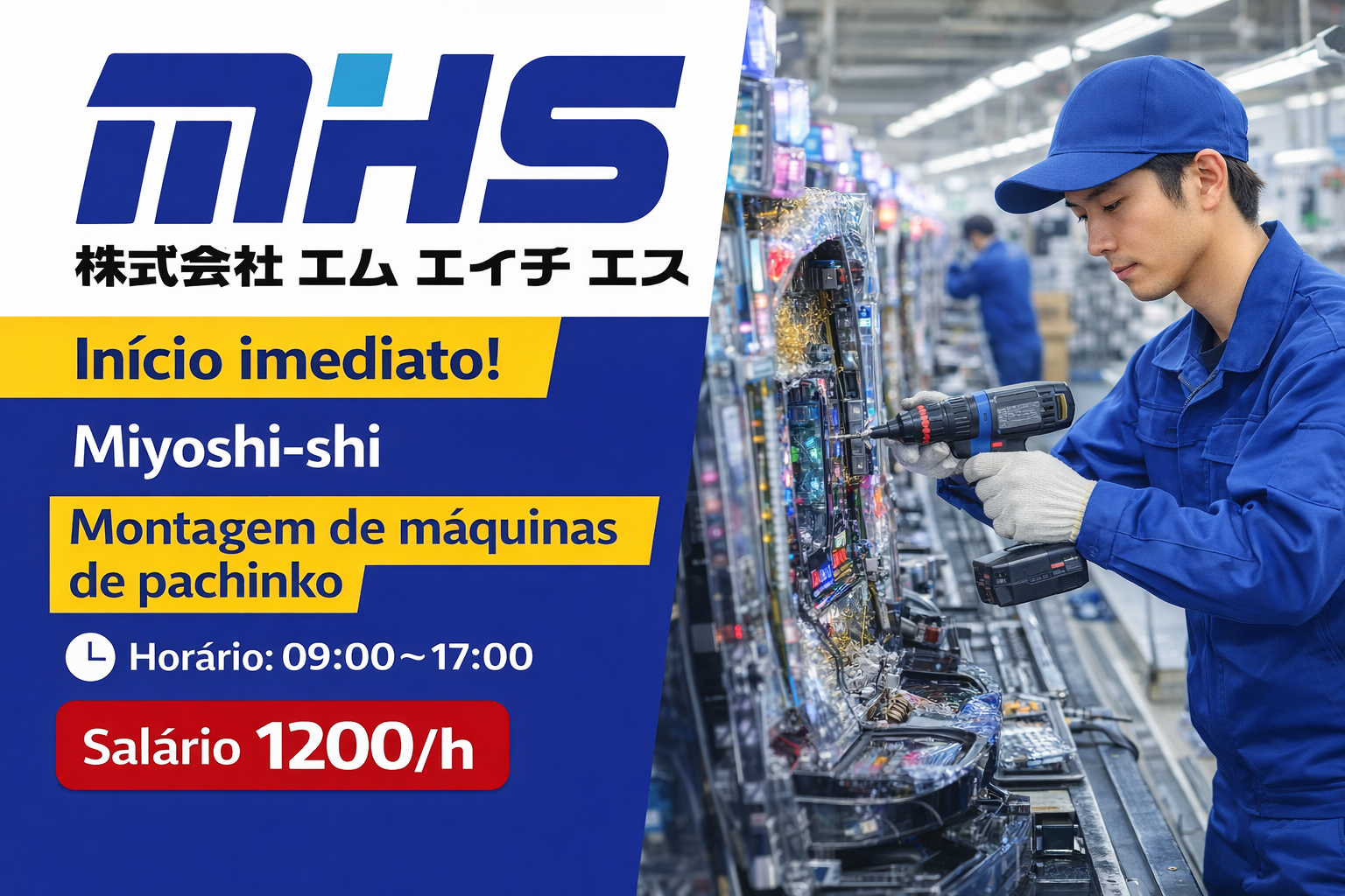 MONTAGEM DE MÁQUINAS DE PACHINCO